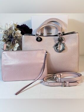 Beautiful Dior Diorissimo Tote Pink